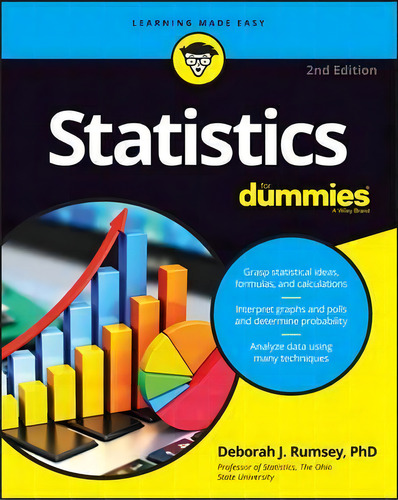 Statistics For Dummies, 2nd Edition, De Dj Rumsey. Editorial Gardners En Inglés, 2016