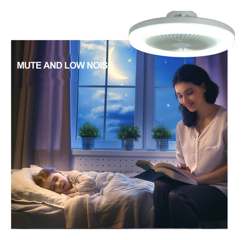 Lustre De Ventilador Para Ajuste De Quarto, Lâmpada Infantil