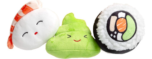 Juguetes Bento Sushi Para Mascotas Juego 3 Múltiples 51034