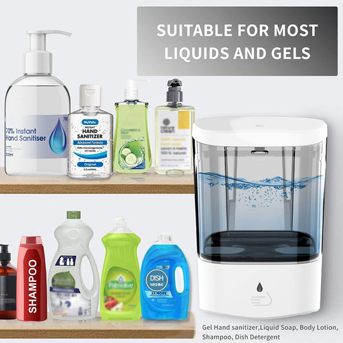 Imagen 8 de 8 de Dispensador De Jabón Para Gel Sensor Automático 700ml