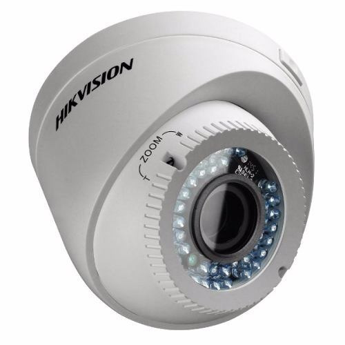 Camara Domo Varifocal Hikvision Hd 720p 1mp Exterior Cctv Gran Angular Zoom