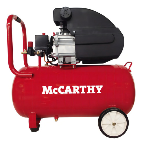 Compresor De Aire 50 Litros 2hp Color Rojo Fase Eléctrica Monofásica Frecuencia 50 Hz