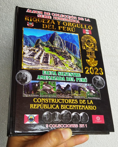 Libro De Colección Con 47 Monedas Nuevas De Las 3 Series.