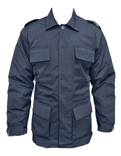 Chaquetilla Tactica Azul Policial  Ripstop Garibaldina Bdu