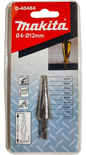 Mecha Escalonada Makita D-40484 4 A 12mm Mkb
