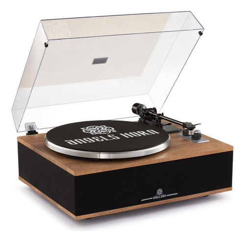 Tocadiscos De Vinilo Angels Horn, Giradiscos Bluetooth Co...