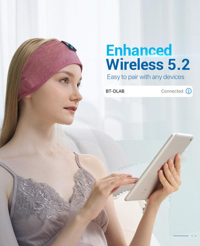 Auriculares Bluetooth Para Dormir Con Diadema Voerou Ajustab