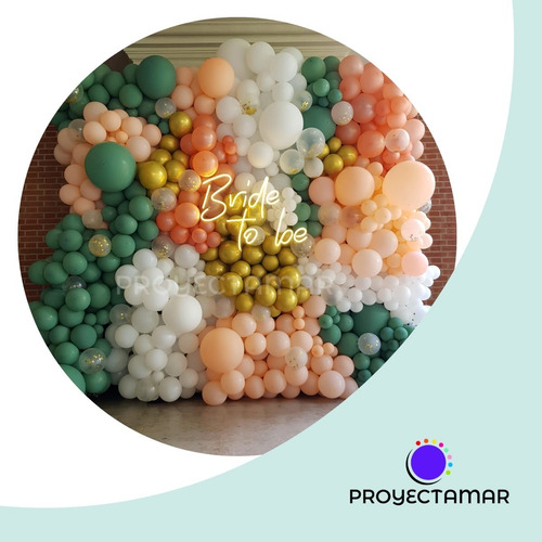 Imagen 8 de 9 de Cinta De Globos Para Arco Orgánico
