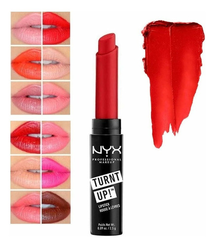 Labial Nyx Turnt Up Lipstick 2.5g / Tuls 22