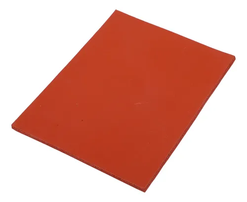 Protector De Mesa, 3 Unidades, Lámina De Silicona Roja, Resi