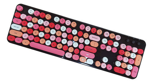 Teclado De 104 Teclas Sweet Mouse Combo Mixed Color 2.4g
