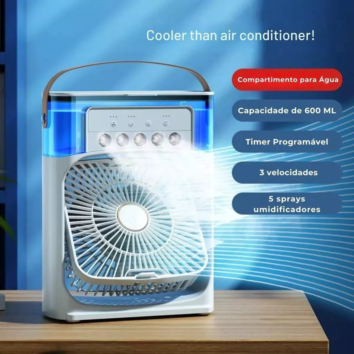 Tercera imagen para búsqueda de ventilador mini portatil