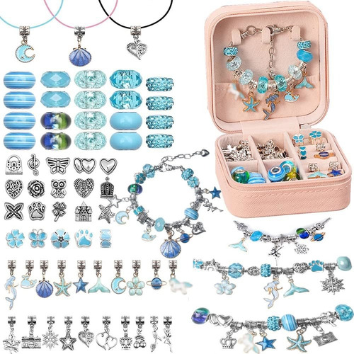 Set Para Hacer Pulseras Diy Charm Con Caja