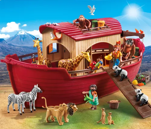 Juguete Playmobil Arca De Noé Exclusivo De Amazon Con Animal