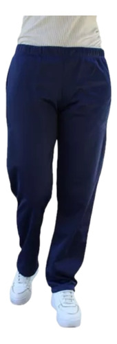 Pantalón Azul Frisado Invierno Adulto - Talles Grandes 