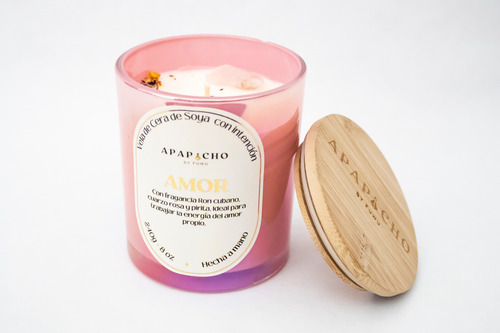 Velas Aromaticas Intencionadas Vaso De Color Apapacho 240 G