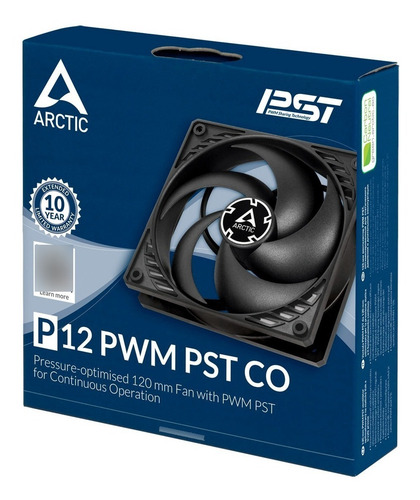 Imagen 2 de 10 de Cooler 120mm Arctic P12 Pwm Pst Co Pwm Doble Ruleman Pst !