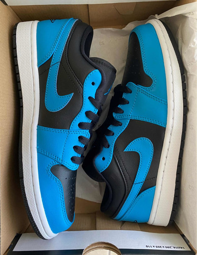 Air Jordan 1 Low Laser Blue Black