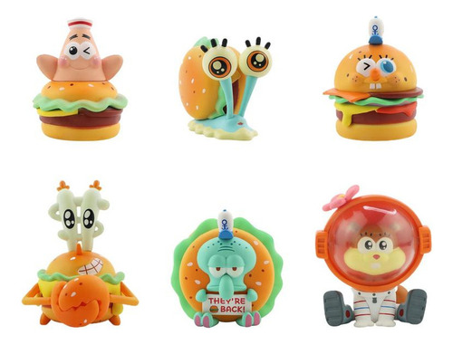 6 Modelos De Juguetes Con Forma De Figura De Dibujos Animado