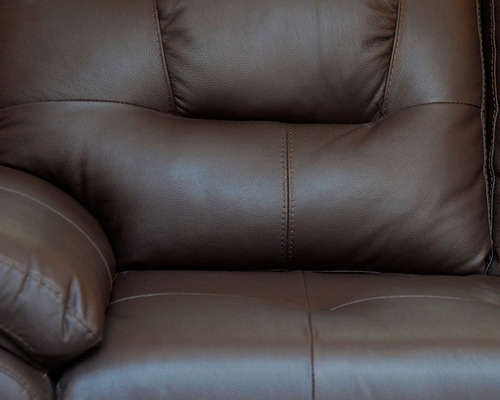 Sillón De Piel - Toscana - Conforto Muebles Color Chocolate
