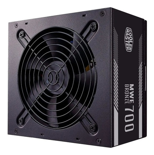Fuente de poder para PC Cooler Master Technology MWE Bronze Series MPE-7001-ACAAB 700W negra 127V
