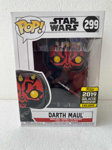 Funko Pop Darth Maul 299 Star Wars Galactic Convention (Usado)