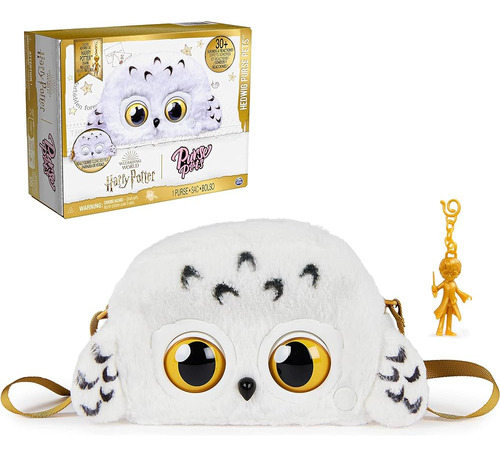 Mundo Mágico Harry Potter, Hedwig Purse Pets Juguete Interac