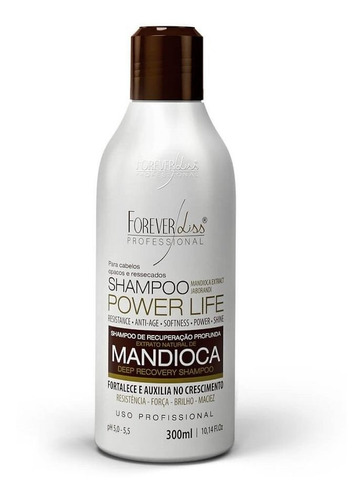 Forever Liss Shampoo De Mandioca 300ml 