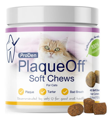 Masticables Suaves Con Algas Naturales Para Gatos 45 Unidade