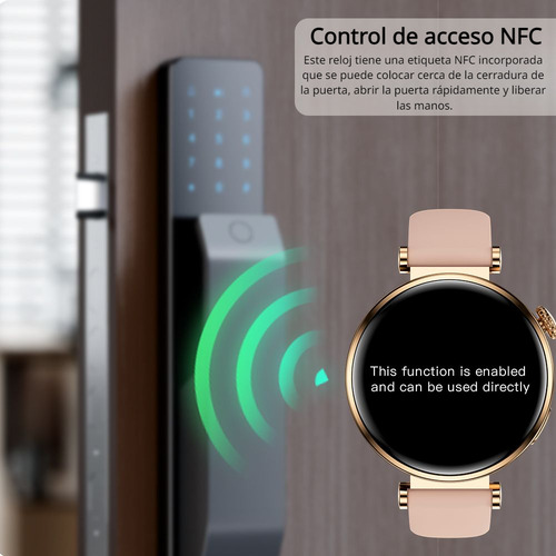 Gt4 Mini Reloj Inteligente Smartwatch Mujer Para Huawei 2024