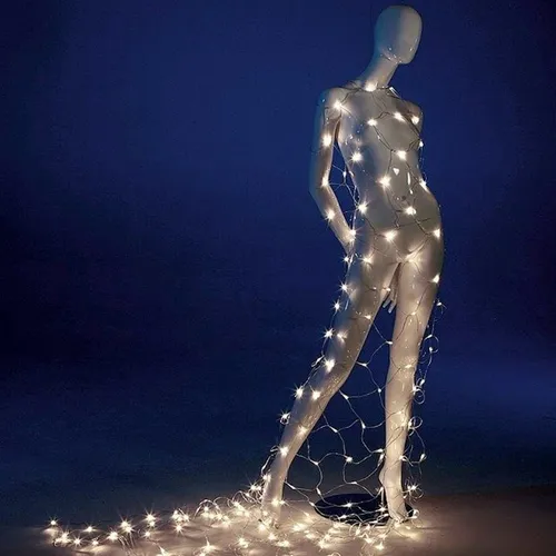 Luces Malla Led 200 Luces 2x1 Metros Luz Navidad Rf 200tcb