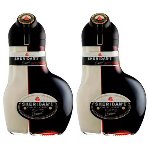 Sheridans Licor Premium De Crema Y Cafe Sheridan 750ml X2