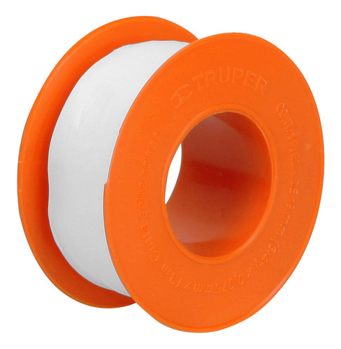 Cinta Sella Roscas Teflon 3/4''x13m Uso General Truper 12513