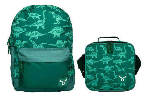 Pack Escolar Moose Mochila + Lonchera Dino Kids