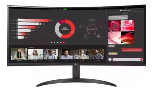 Monitor Curvo Ultrawide LG 34wr50qc-b Wqhd 100 Hz Freesync C