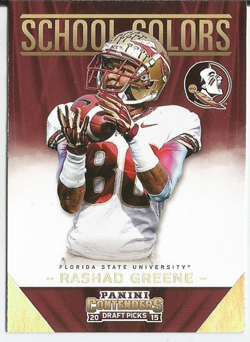 2015 Panini Contenders Draft School Rashad Greene Wr Jaguars