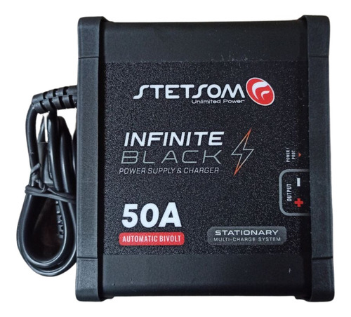 Fonte Carregador STETSOM 50a Amperes Som Automotivo Para Caixa Bob Som Carro Paredão 12v Bivolt Carregador Partida Bateria Bancada Teste Alimentação Fita Led câmera CFTV Dynamic Smart Cooler