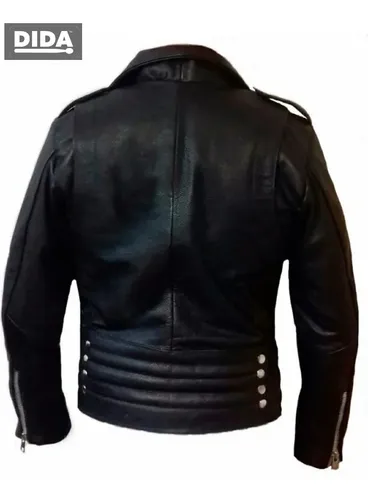 Chamarra de mezclilla rockera deals