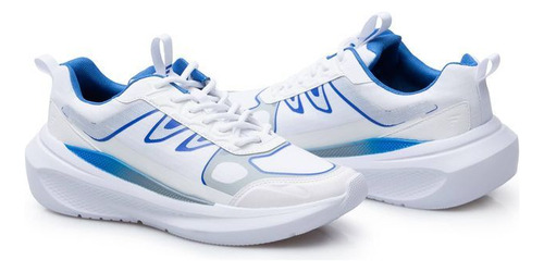 Tenis Preparatoria 0063463ve Textil Rayas Textura Blanco