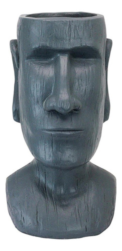 Design Toscano Al1917 Estatua De Maceta Con Cabeza De Moai M