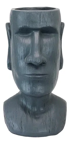 comprar Design Toscano Al1917 Estatua De Maceta Con Cabeza De Moai M