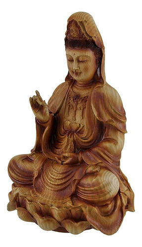 Diosa De La Misericordia De Guanyin Sentada En La Estat...