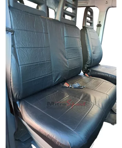 Fundas de asiento de furgoneta de alta resistencia, 2 + 1 asientos, se  adapta a la mayoría de los camiones, para Fiat Ducato 250, para ducato Van,  para mk6 transit, para Opel Antara [gris]