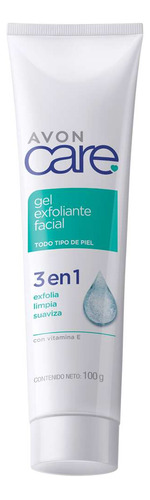 Gel Exfoliante Facial 3 En 1 De Avon Care, 100 G, Con Vitamina E