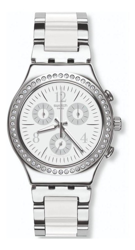 Reloj Made In White Plateado Swatch