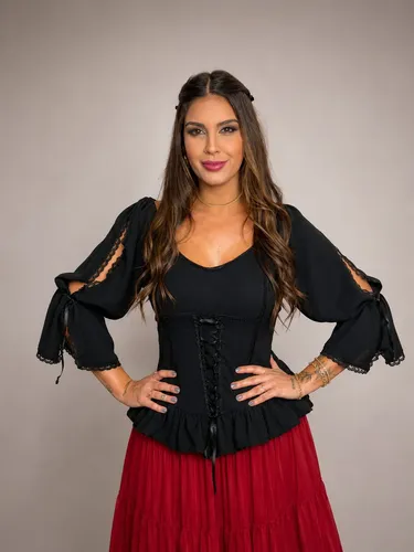 Blusa Ciganinha Ombro a Ombro