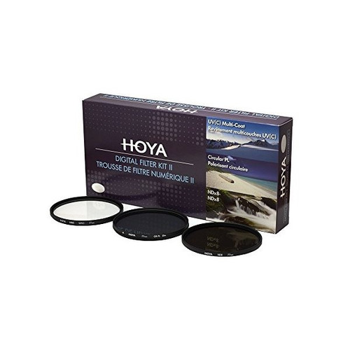 Hoya 62mm (hmc Uv / Polarizador Circular / Nd8) 3 Filtro Dig
