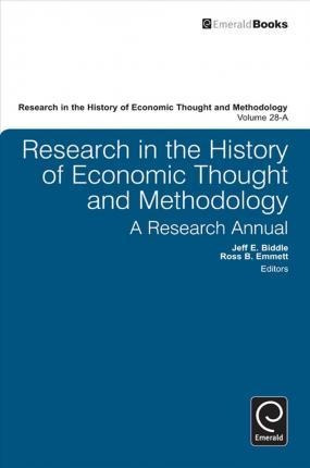 Research In The History Of Economic Thought And Methodolo...