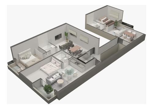 Venta En Pozo Departamento 2 Ambientes Al Frente Con Balcon En Lomas Del Mirador - Financiación