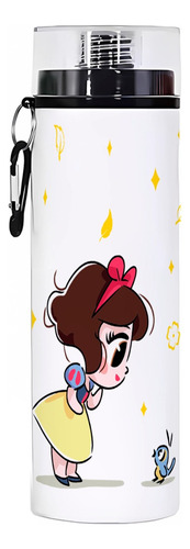 Termo Cilindro Princesas Botella 750ml Blanca Nieves